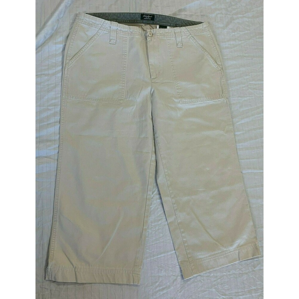 EDDIE BAUER WOMENS CAPRIS PANTS SIZE 10 TALL